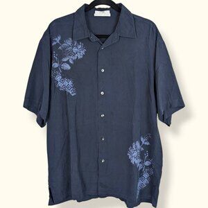 Geoffrey Beene Silk Short Sleeve Shirt